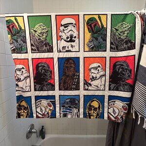 Star Wars Floor Length Character Curtains Set of Two OFFICIAL MERCH